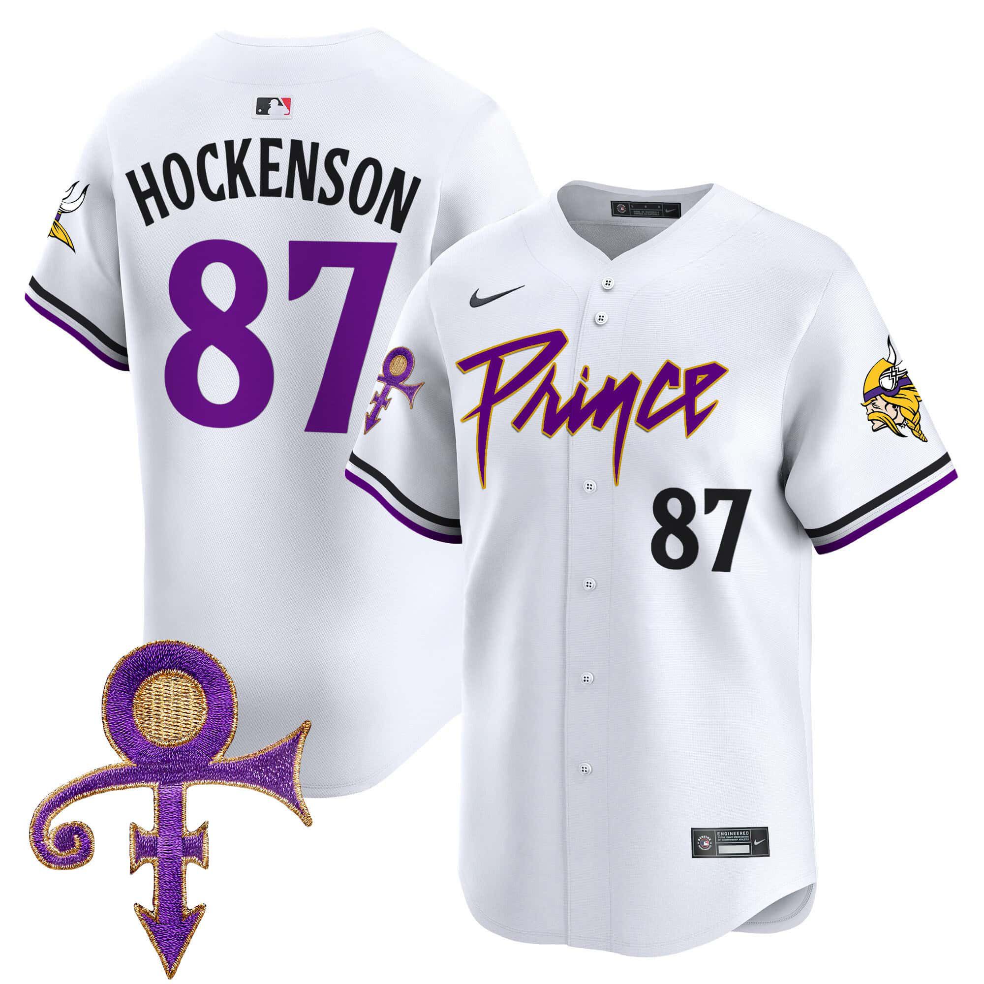 Men Minnesota Vikings #87 Hockenson White 2024 Nike Prince Patch Vapor Premier Limited NFL Jersey->indianapolis colts->NFL Jersey
